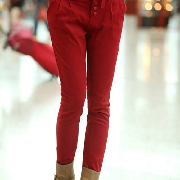 Slim-leg pants (no belt) - Picture 2 of 4